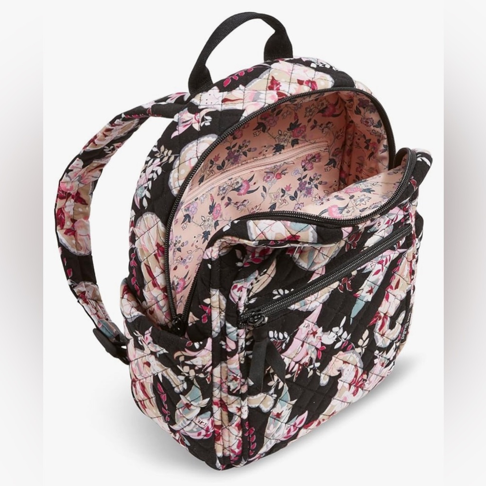 NWOT Vera Bradley Women’s Small Cotton Backpack - Botanical Paisley